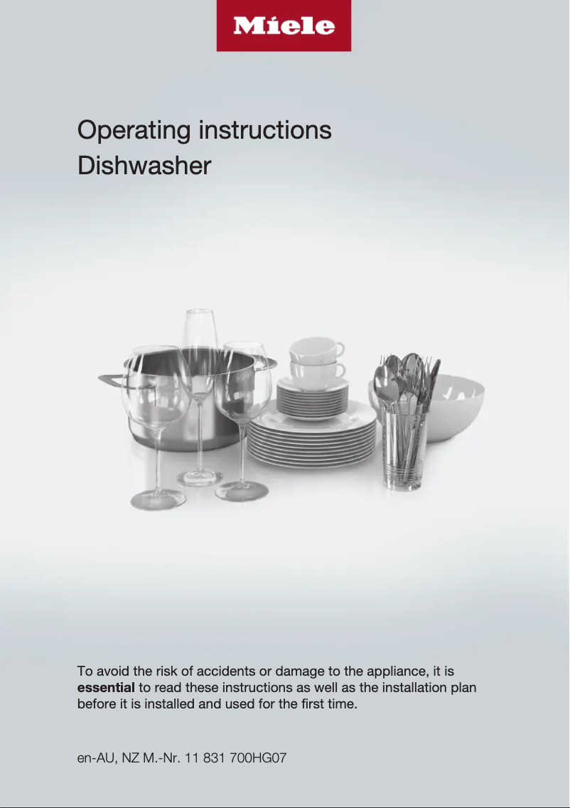 First page image of the manual for G 7104 SCi