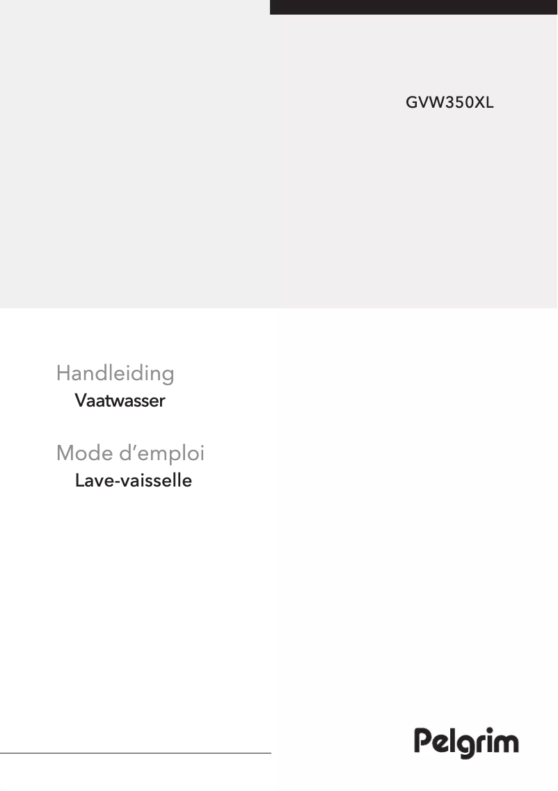 Page 1 de la notice Manuel utilisateur Pelgrim GVW350XL