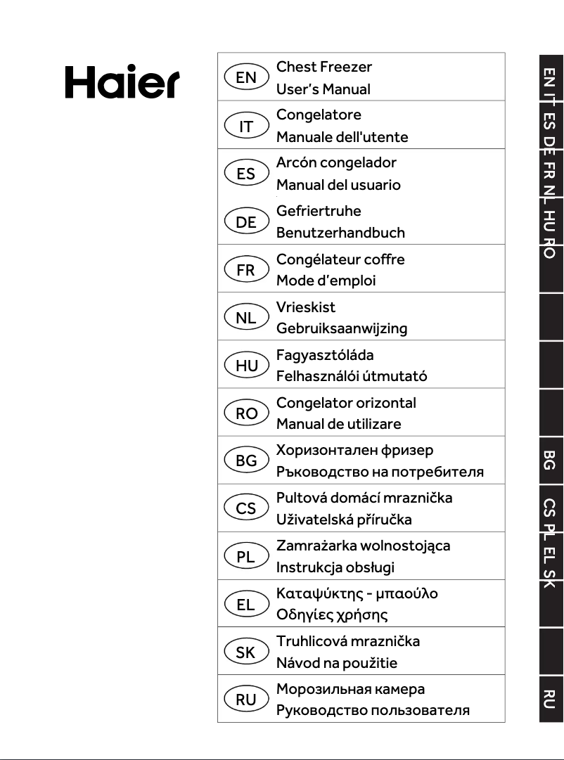 Page n°1 - Mode d'emploi Haier HCE321T