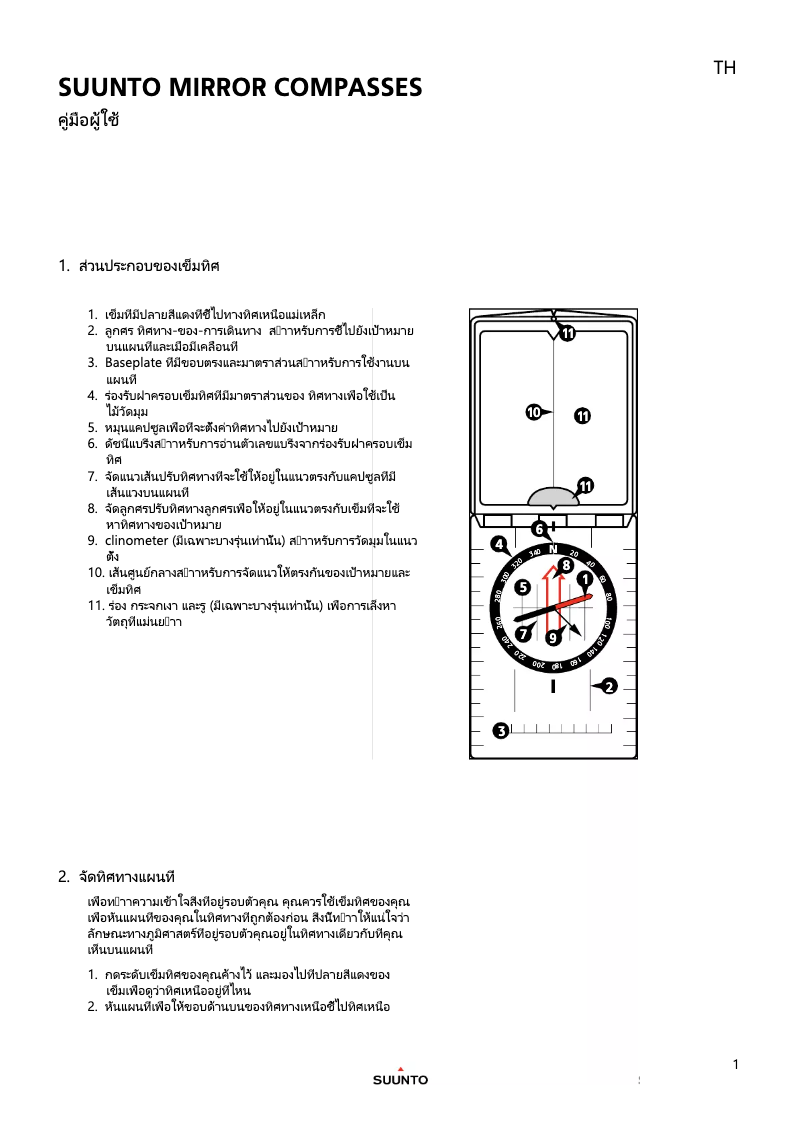 Página 1 del manual Manual de usuario Suunto MC-2