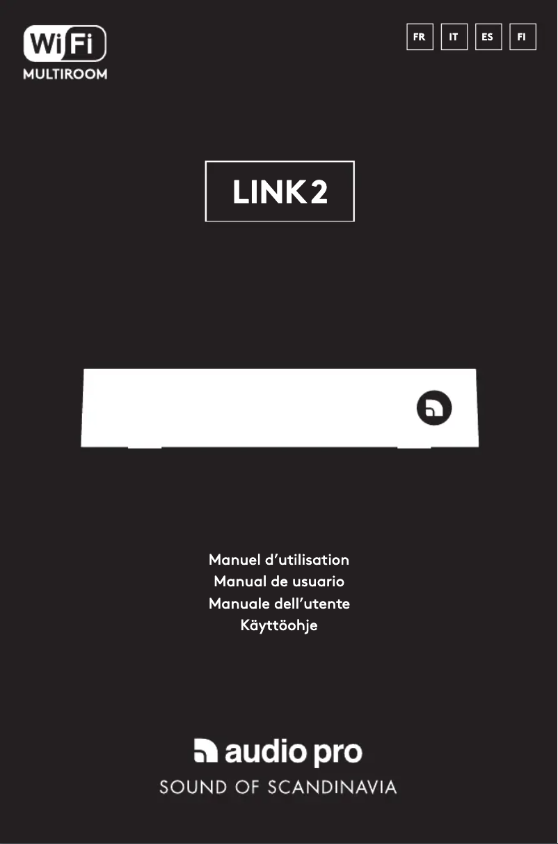 Page 1 de la notice Manuel utilisateur Audio Pro Link 2