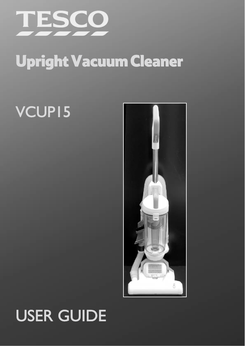 Page 1 de la notice Manuel utilisateur Tesco VCUP15