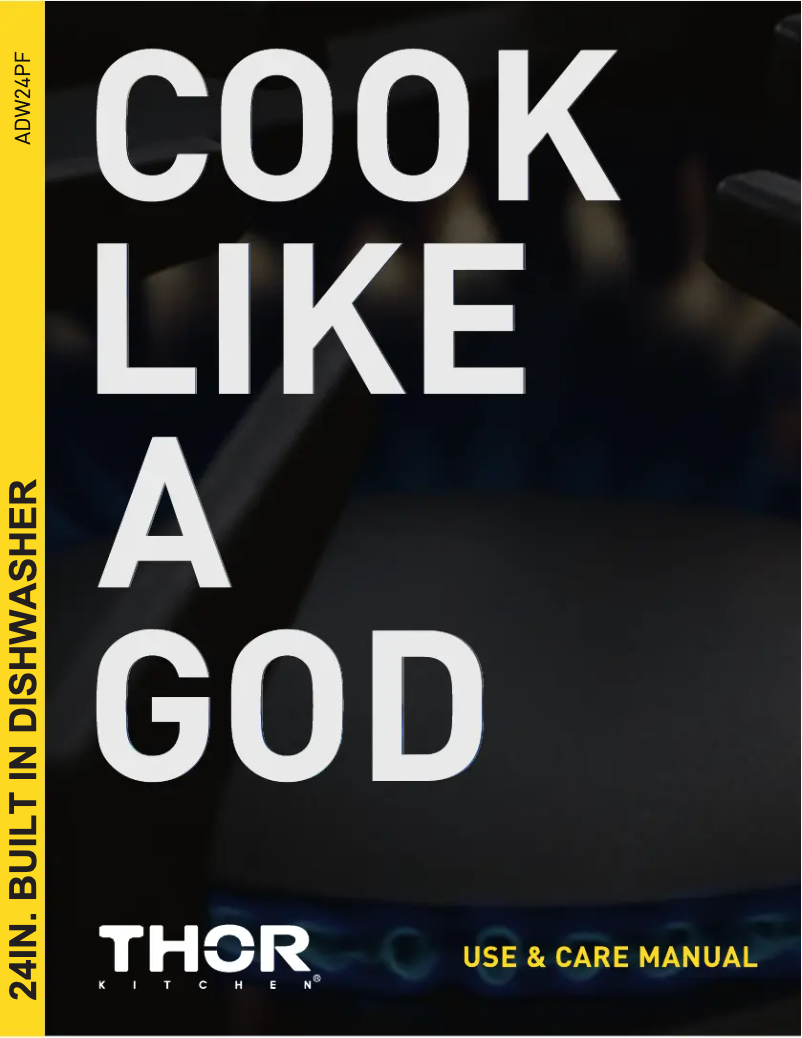 Image de la première page du manuel de l'appareil ADW24PF