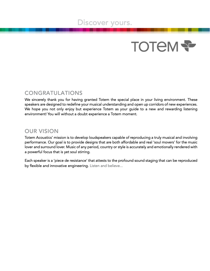 Image de la première page du manuel de l'appareil KIN Sub