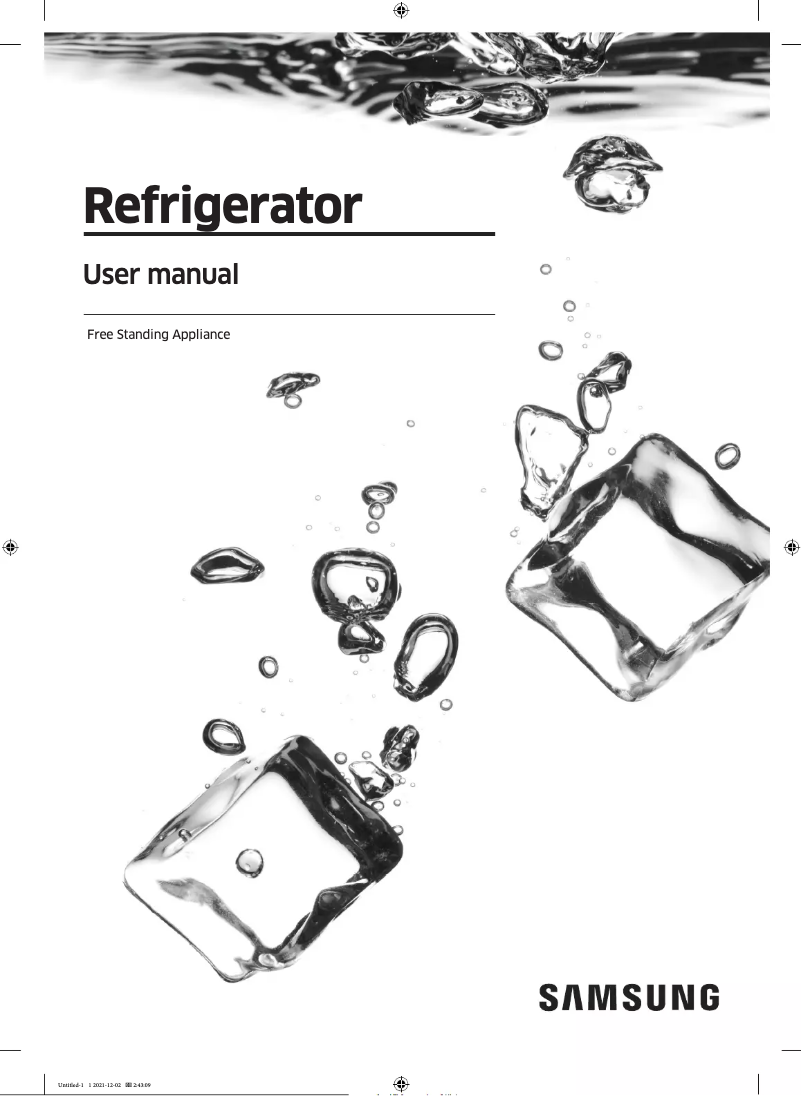 Page n°1 - Manuel utilisateur Samsung RT62K7110S9