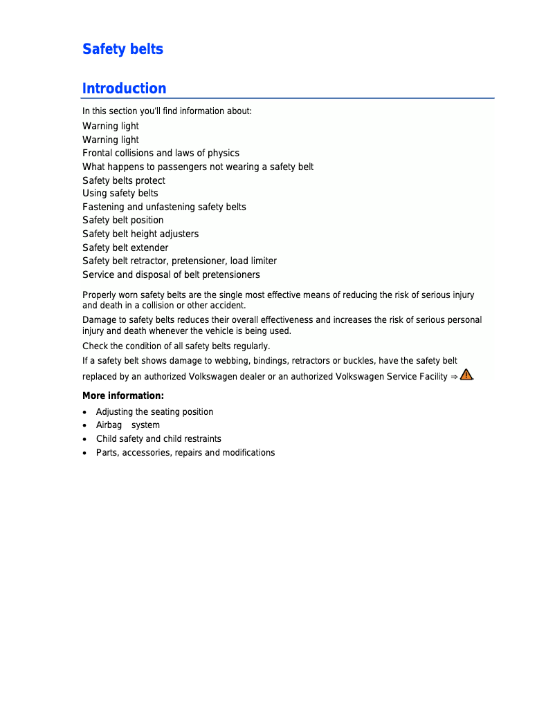 Imagen de la primera página del manual del dispositivo Golf GTI (2013)