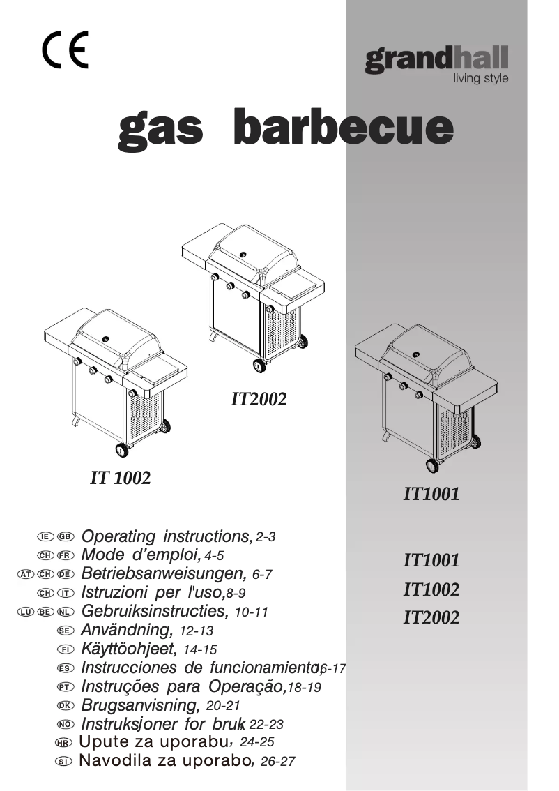 Image de la première page du manuel de l'appareil IT 2002 3B