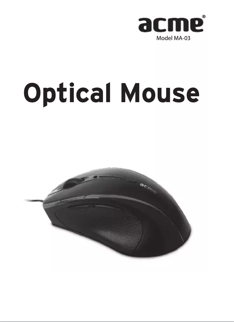 Image de la première page du manuel de l'appareil MA03