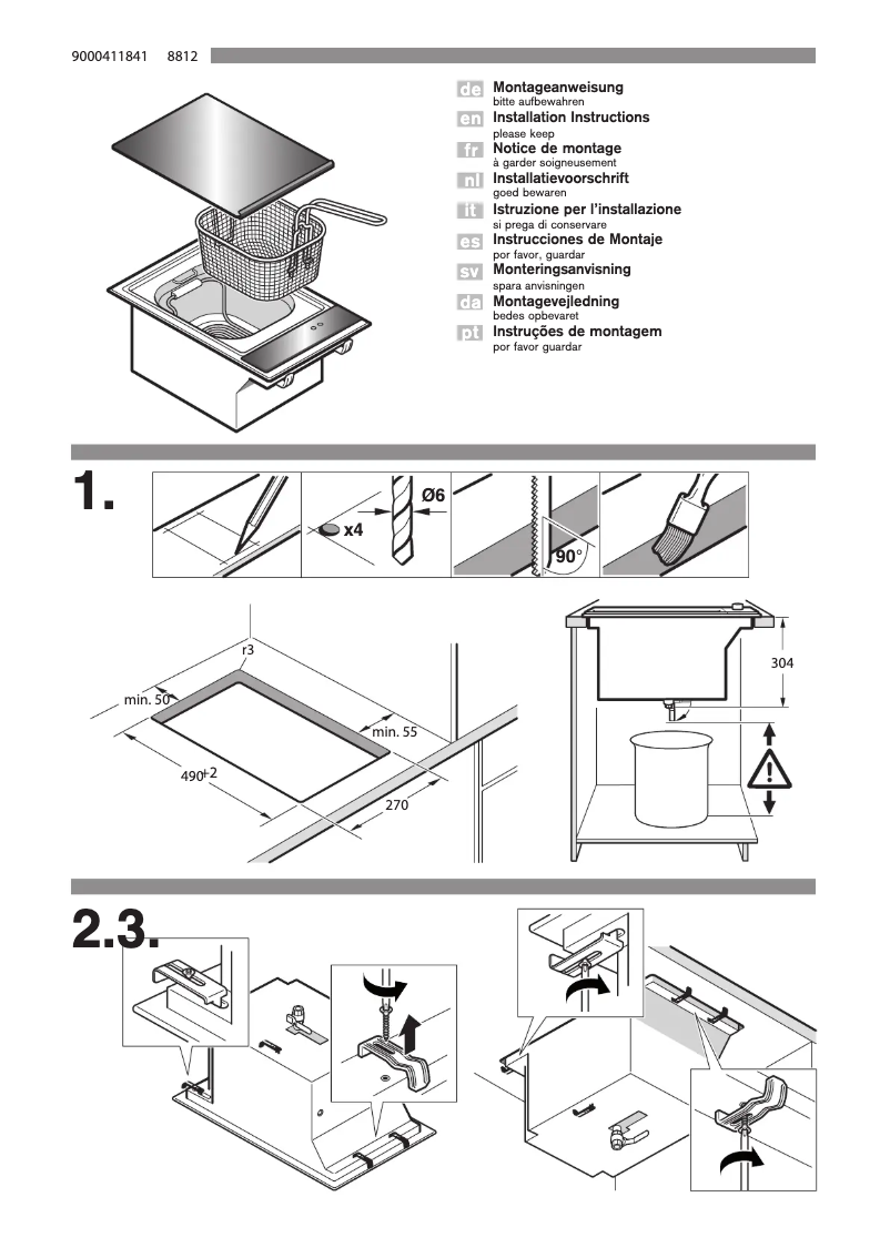 Page n°1 - Guide d'installation Siemens Domino ET375MA11E
