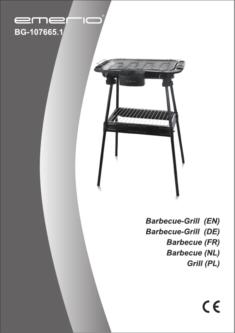 Page 1 de la notice Manuel utilisateur Emerio BG-107665