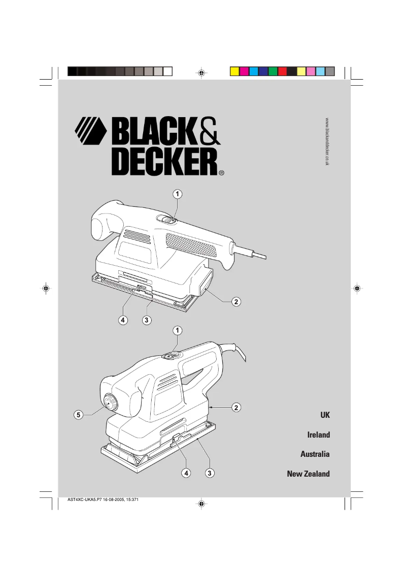 Page n°1 - Manuel utilisateur Black & Decker FA002