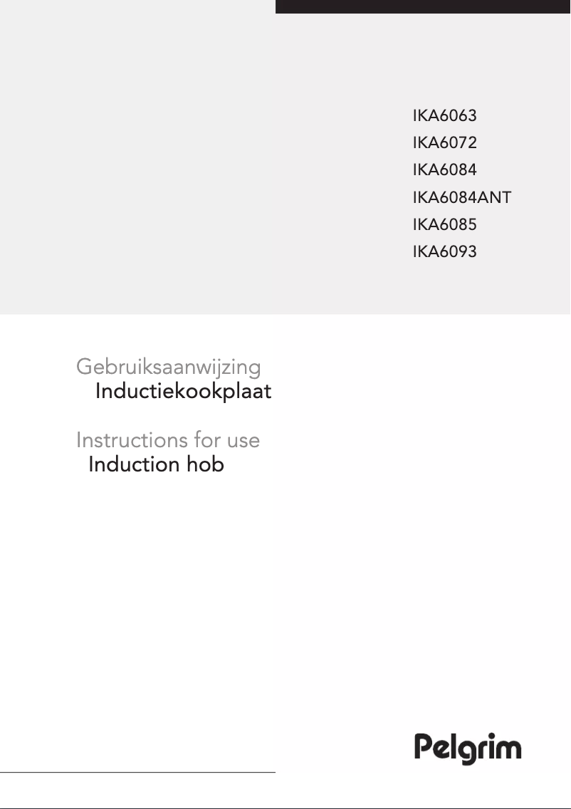 Image de la première page du manuel de l'appareil IKA6085