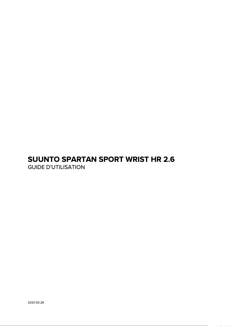 Página 1 del manual Manual de usuario Suunto Spartan Sport Wrist HR 1.8