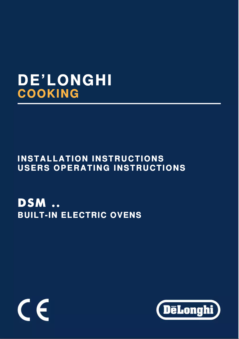 Page n°1 - Manuel utilisateur DeLonghi DSM 07NLA