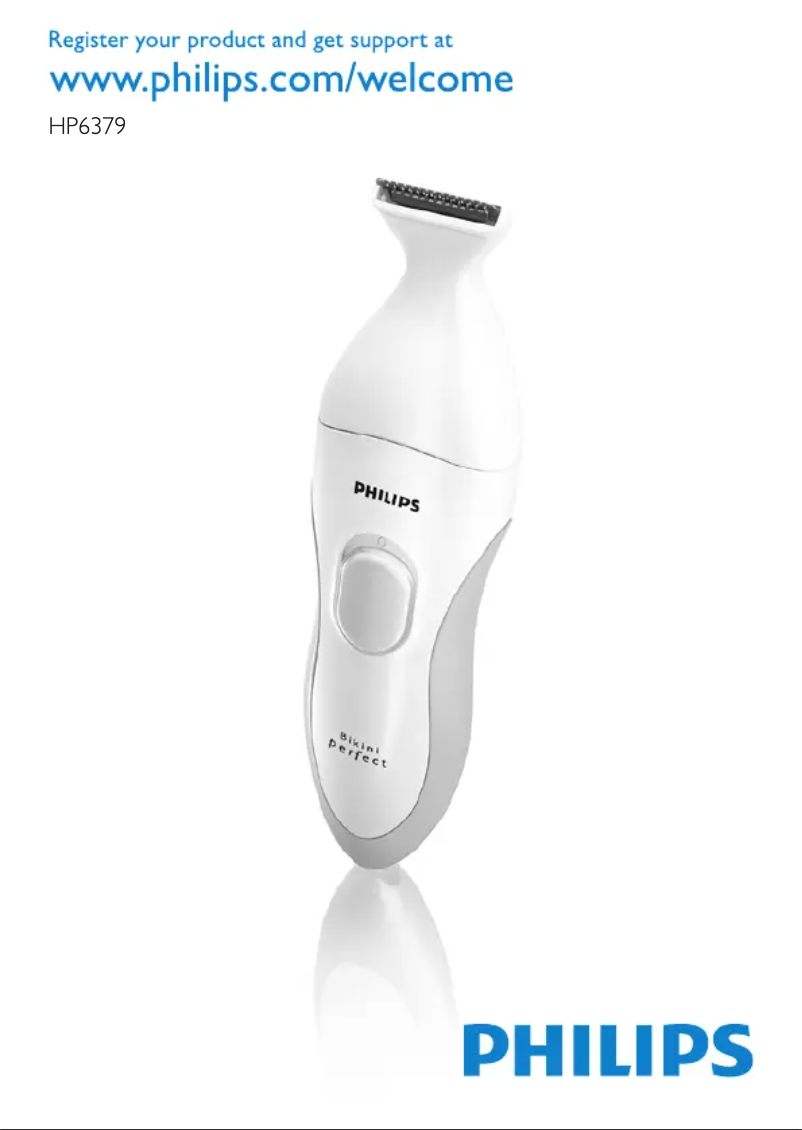 Page n°1 - Manuel utilisateur Philips Body Perfect HP6379