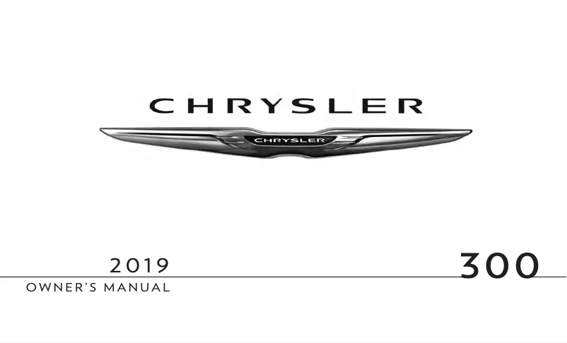 Page 1 de la notice Manuel utilisateur Chrysler 300 (2019)