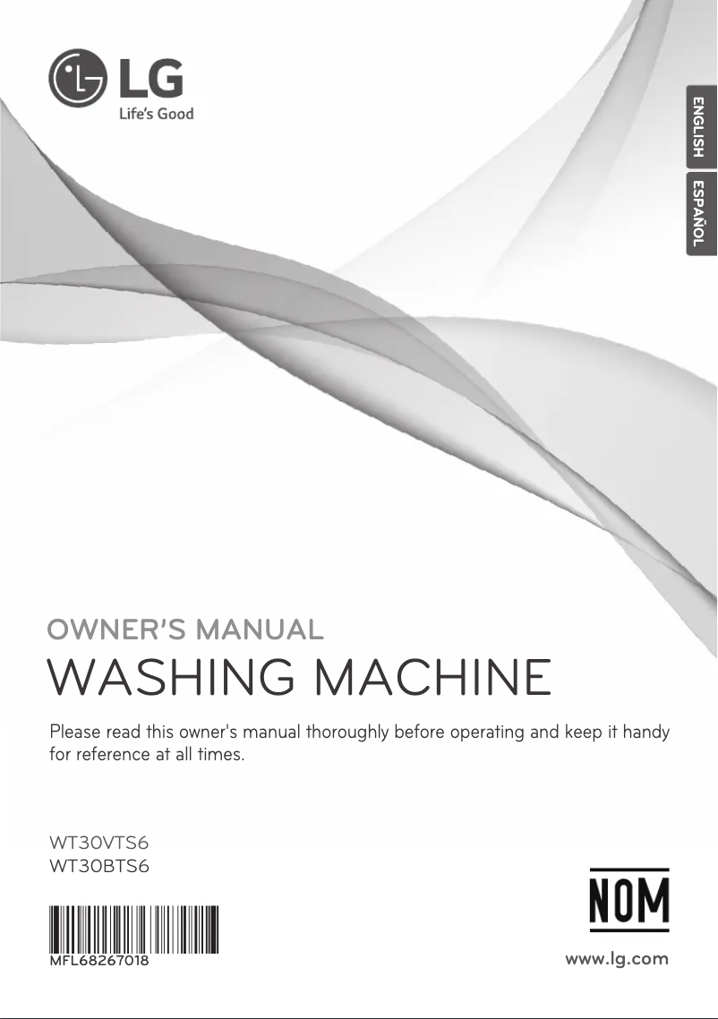 Image de la première page du manuel de l'appareil WT30BTS6