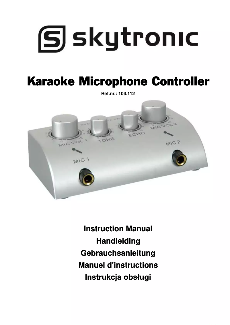 Page 1 de la notice Manuel utilisateur Skytronic AV430