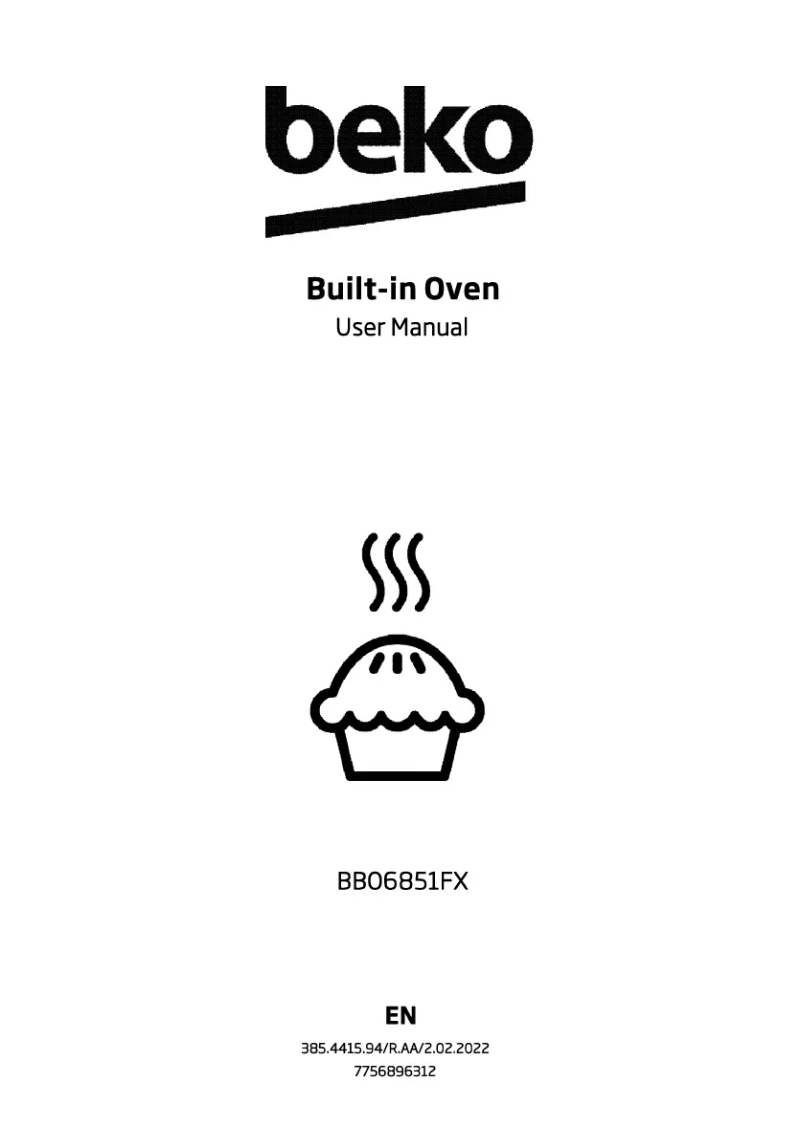 Page n°1 - Manuel utilisateur Beko BBO6851FX