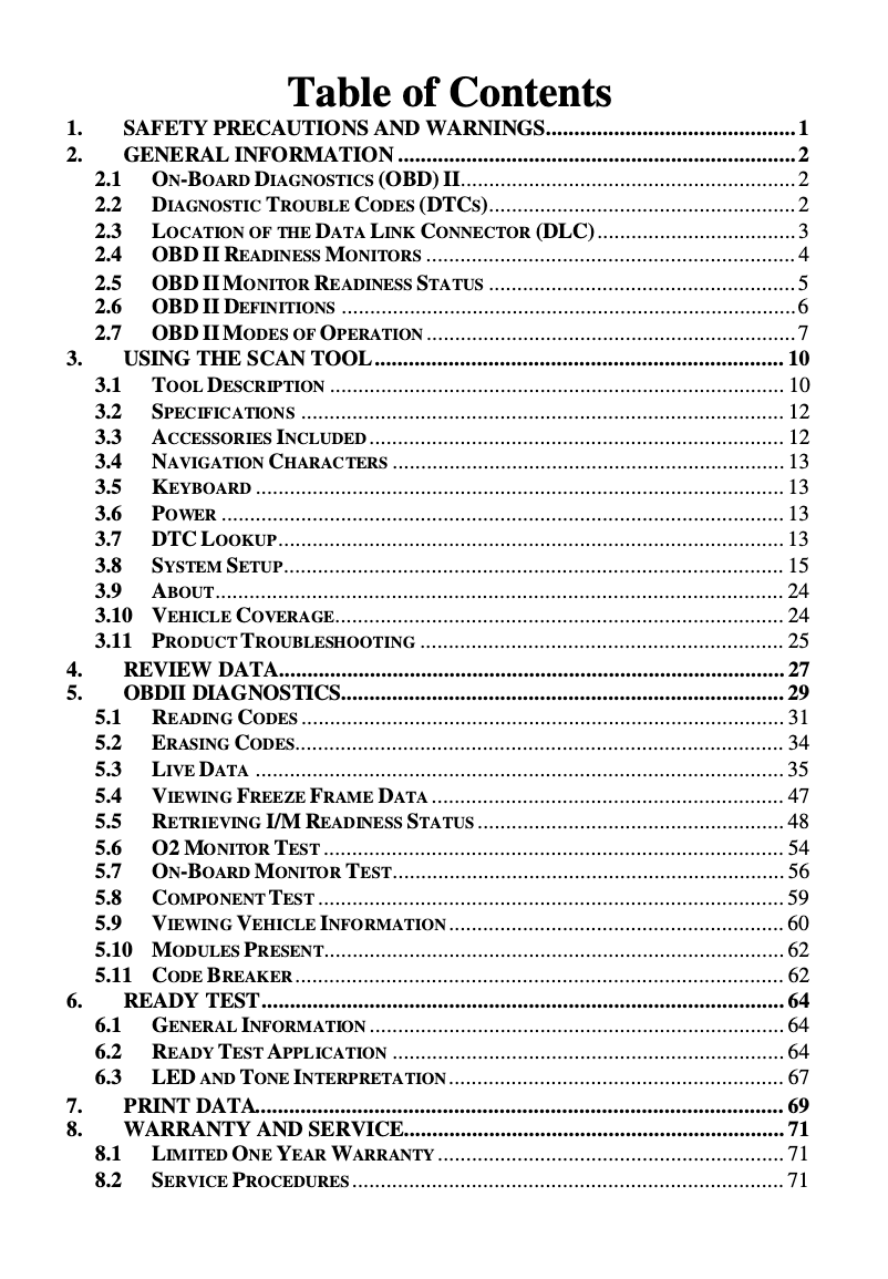 Page 1 de la notice Manuel utilisateur Autel AutoLink AL519