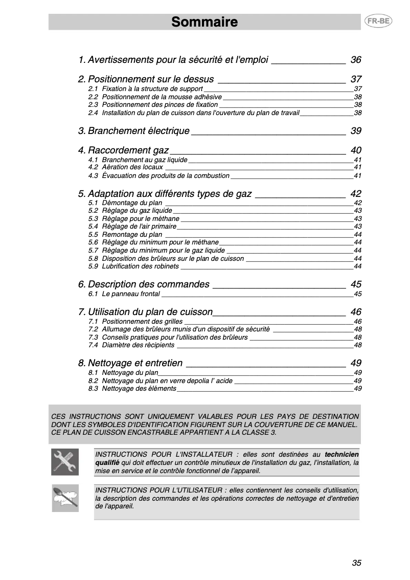 Page n°1 - Manuel utilisateur Smeg PVA140