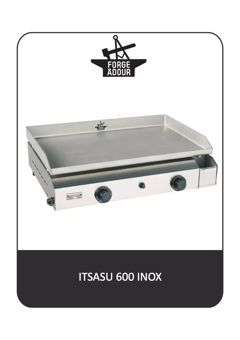 Página 1 del manual Manual de usuario Forge Adour Itsasu 600