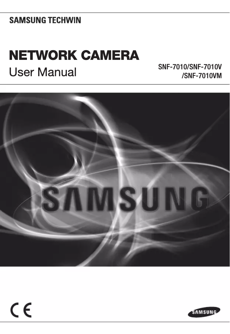 Page 1 de la notice Manuel utilisateur Wisenet SNF-7010V