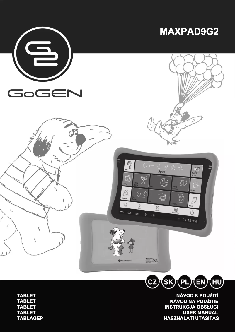 Page n°1 - Manuel utilisateur GoGen MAXPAD9G2