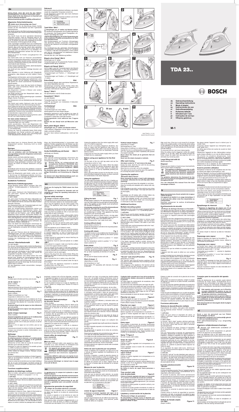 Page n°1 - Manuel utilisateur Bosch TDA 2340