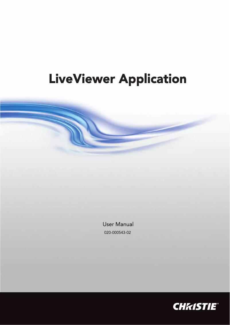 Page 1 de la notice Manuel utilisateur Christie LWU501