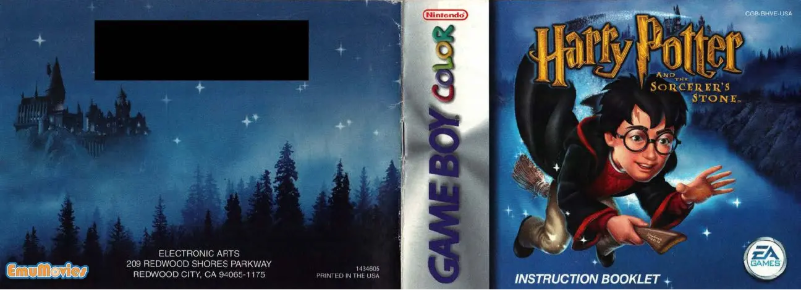 Page 1 de la notice Manuel utilisateur Nintendo Harry Potter and The Sorcerers Stone