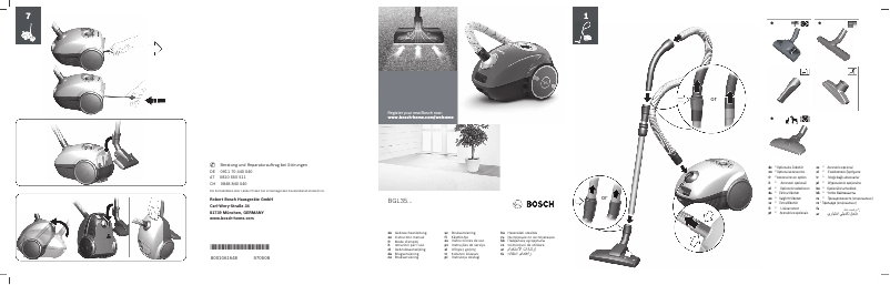 Page n°1 - Manuel utilisateur Bosch BGL35MOVE3