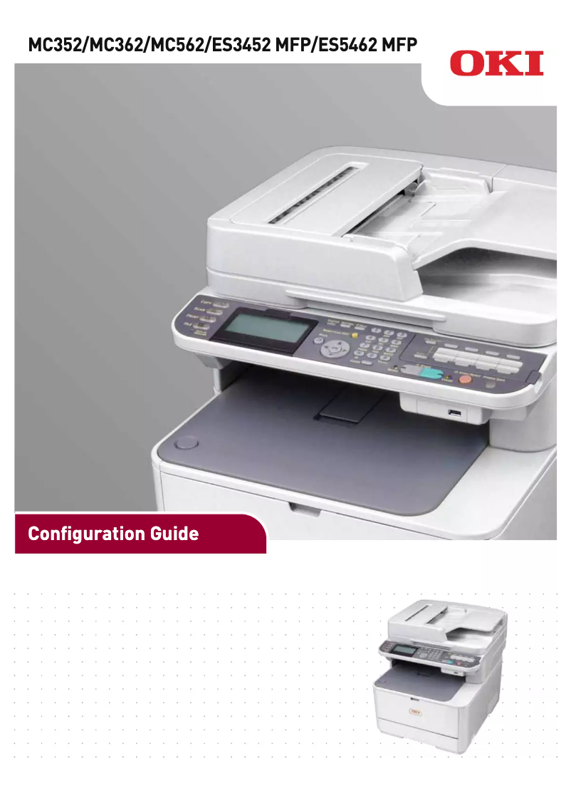 Page n°1 - Manuel utilisateur OKI ES3452
