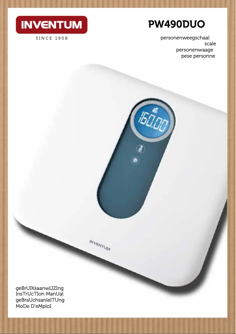 Page 1 de la notice Manuel utilisateur Inventum PW490DUO