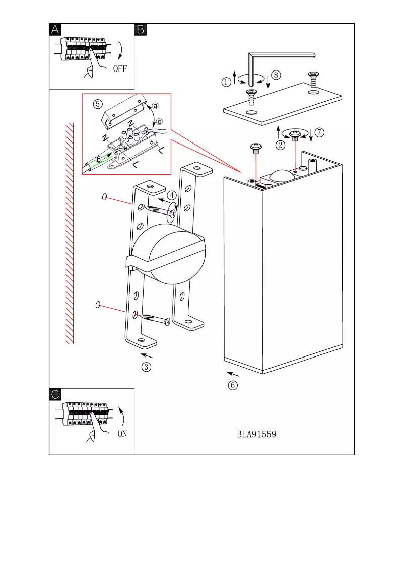 Page 1 de la notice Manuel utilisateur Eglo Abida