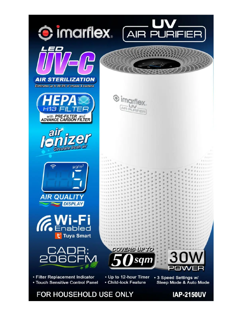 Page 1 de la notice Manuel utilisateur Imarflex IAP-2150UV