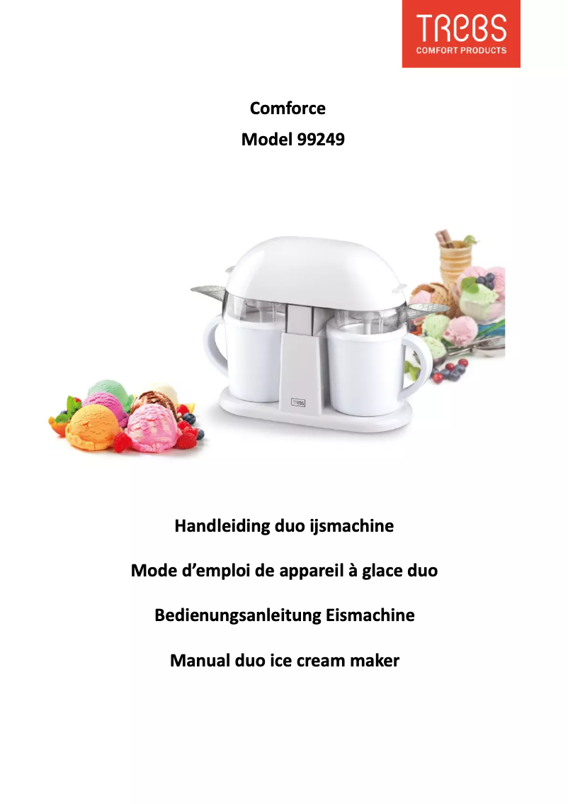 Imagen de la primera página del manual del dispositivo Comfortice 99249