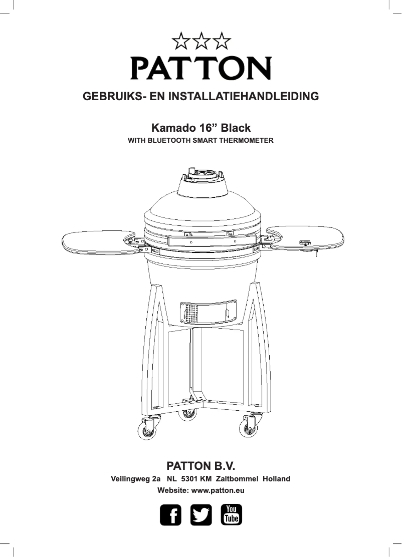 Image de la première page du manuel de l'appareil Kamado 16” Table Chef