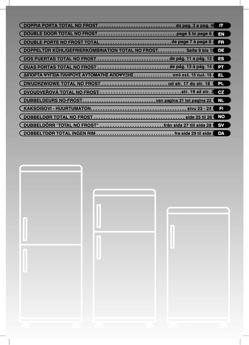Page 1 de la notice Manuel utilisateur Candy CFDE 4484