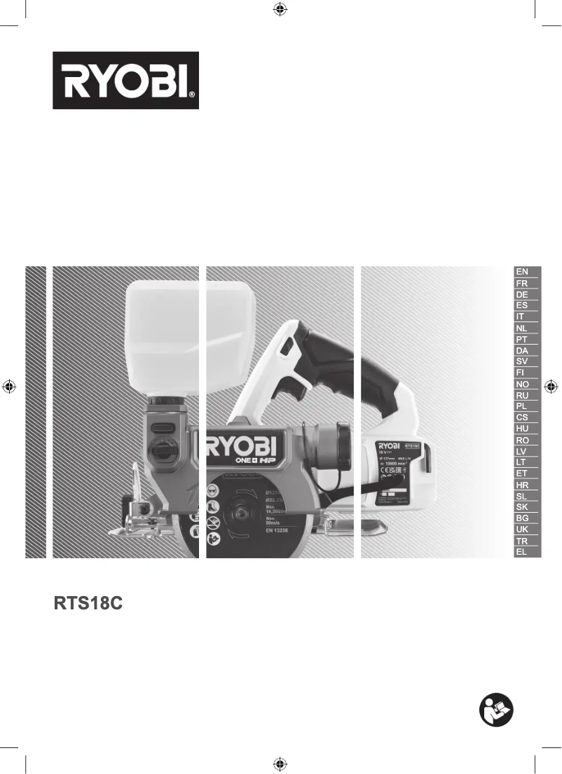 Page n°1 - Manuel utilisateur RYOBI RTS18C