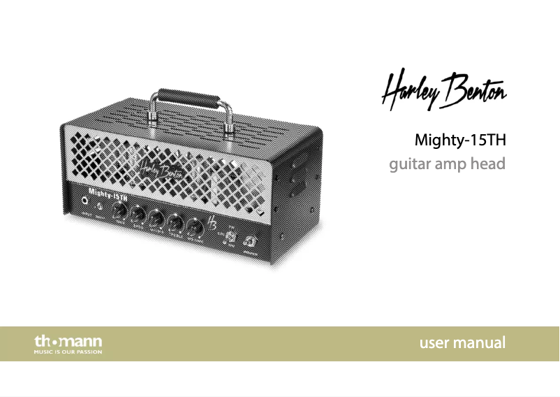 Page 1 de la notice Manuel utilisateur Harley Benton Mighty-15TH