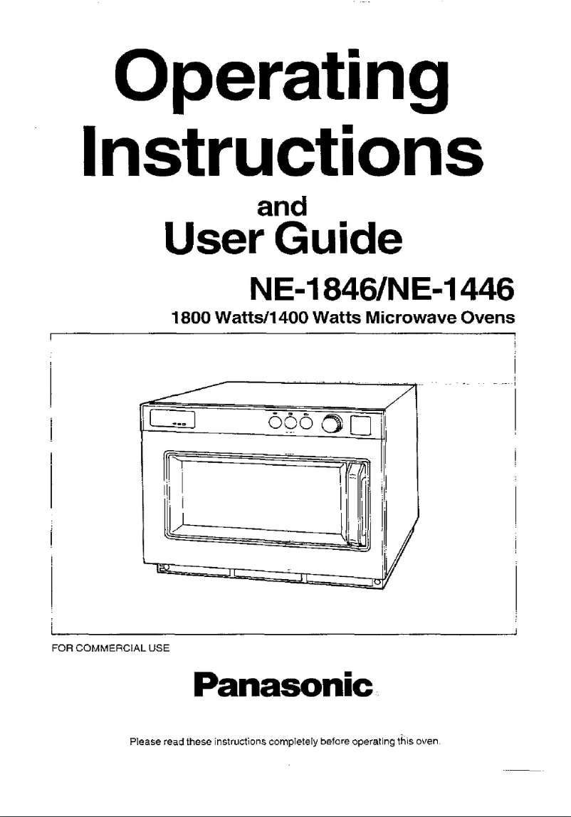 Página 1 del manual Manual de usuario Panasonic NE-1446