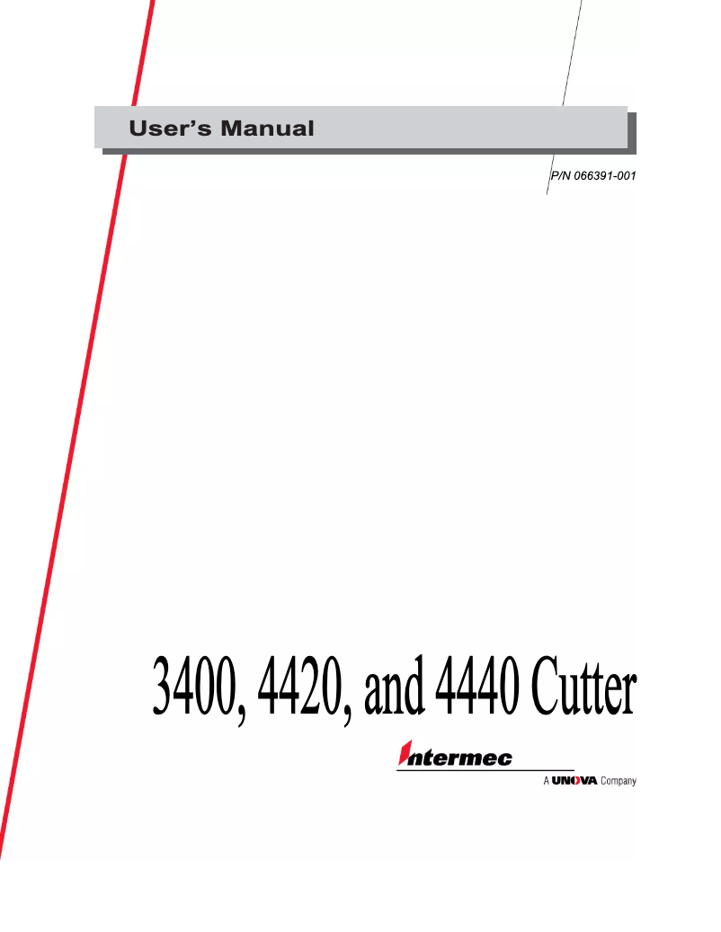 Image de la première page du manuel de l'appareil EasyCoder PF2i