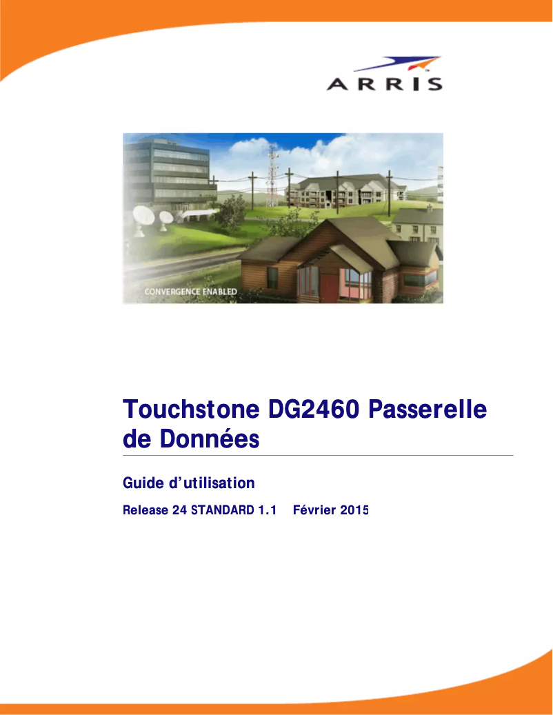 Page n°1 - Manuel utilisateur Arris SURFboard DG2460A/NA