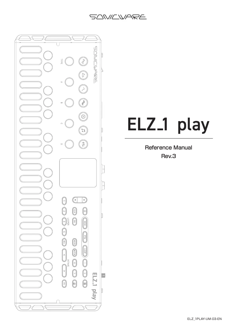 Page 1 de la notice Manuel utilisateur Sonicware ELZ_1 play