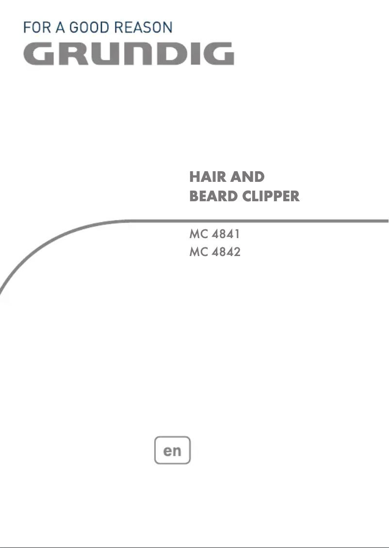 Page 1 de la notice Manuel utilisateur Grundig MC 4841