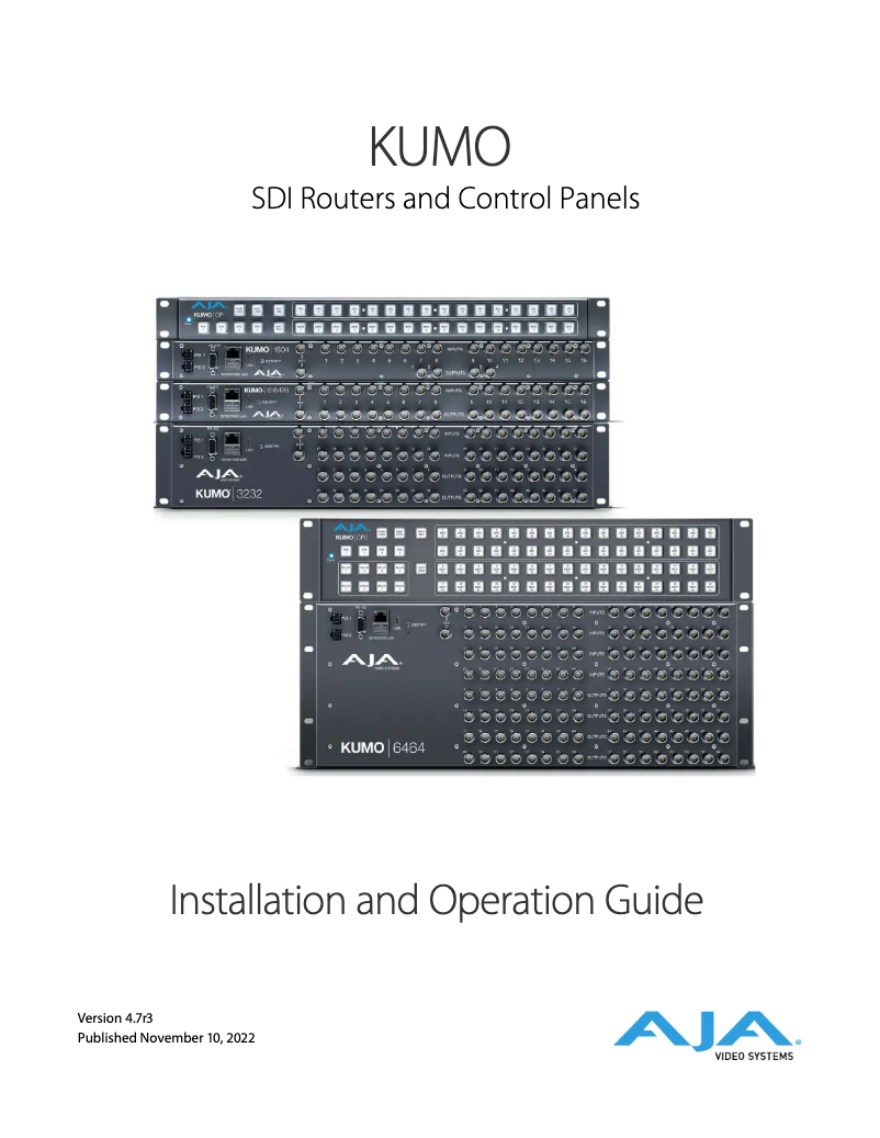 Image de la première page du manuel de l'appareil Kumo CP2