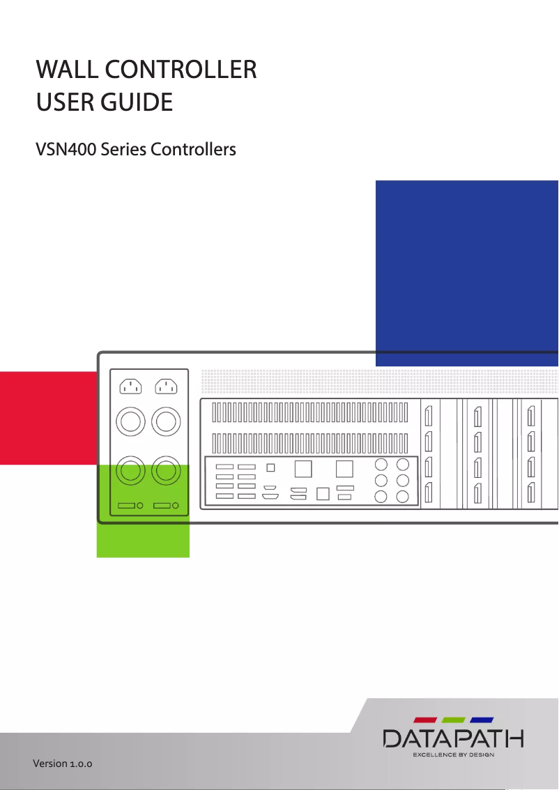 Page n°1 - Manuel utilisateur Datapath VSN450