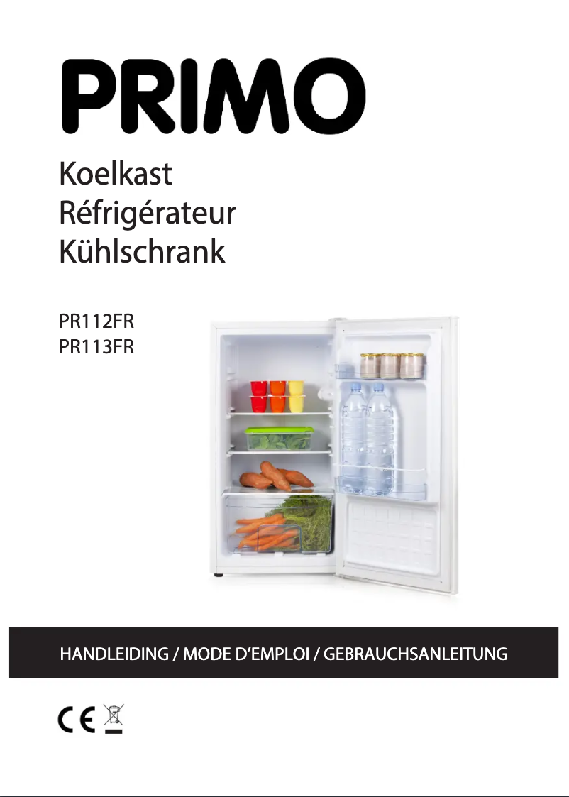 Page 1 de la notice Manuel utilisateur Primo PR112FR