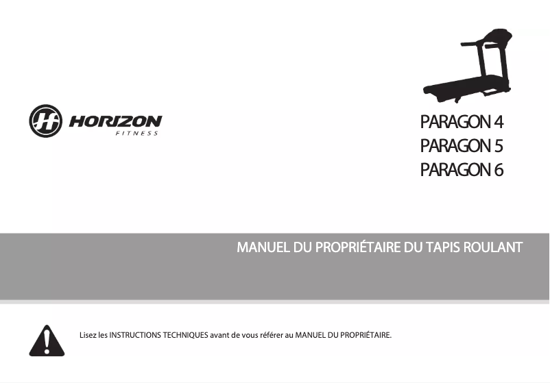 Image de la première page du manuel de l'appareil Paragon 4